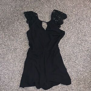Express black romper